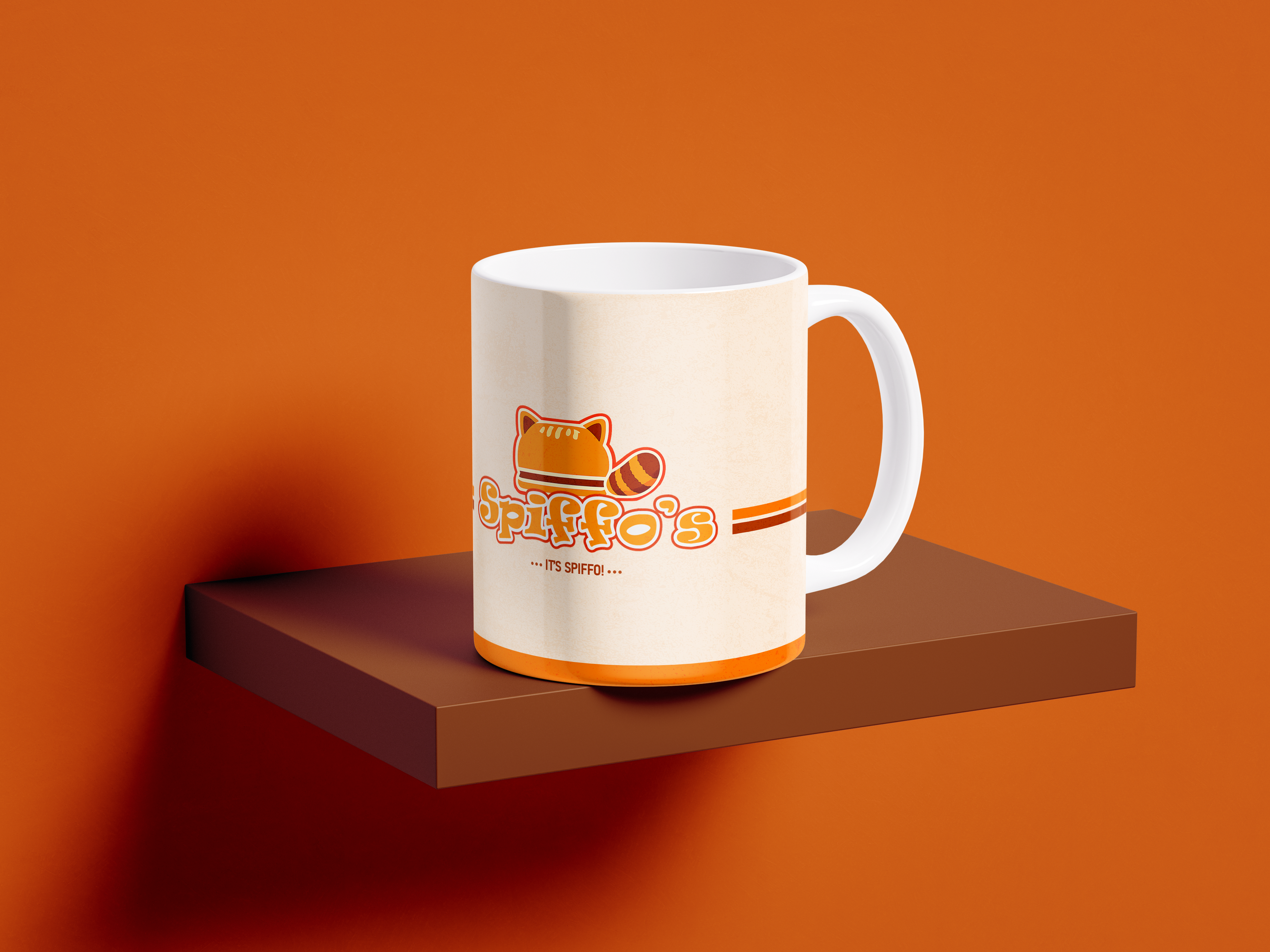 Spiffo Mug Inspired Coffee Cup, Project Zomboid Style Mug, Cute Gamer Ceramic Mug, Funny Raccoon Coffee Cup Gift
