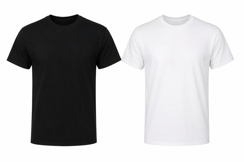 Gildan 5000 Blank T-Shirt | Adult Unisex Heavy Cotton Tee | Black White S-5XL