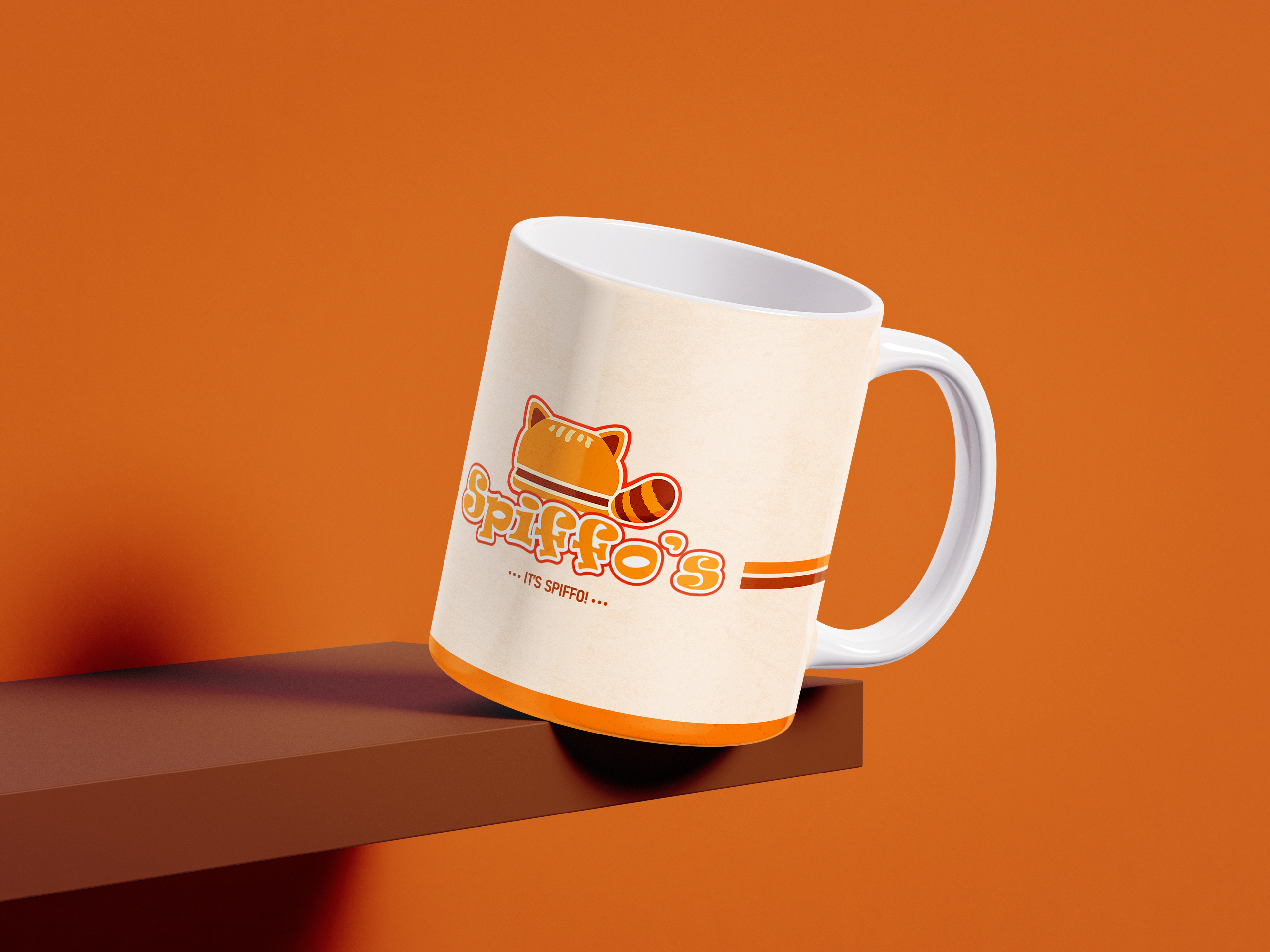 Spiffo Mug Inspired Coffee Cup, Project Zomboid Style Mug, Cute Gamer Ceramic Mug, Funny Raccoon Coffee Cup Gift