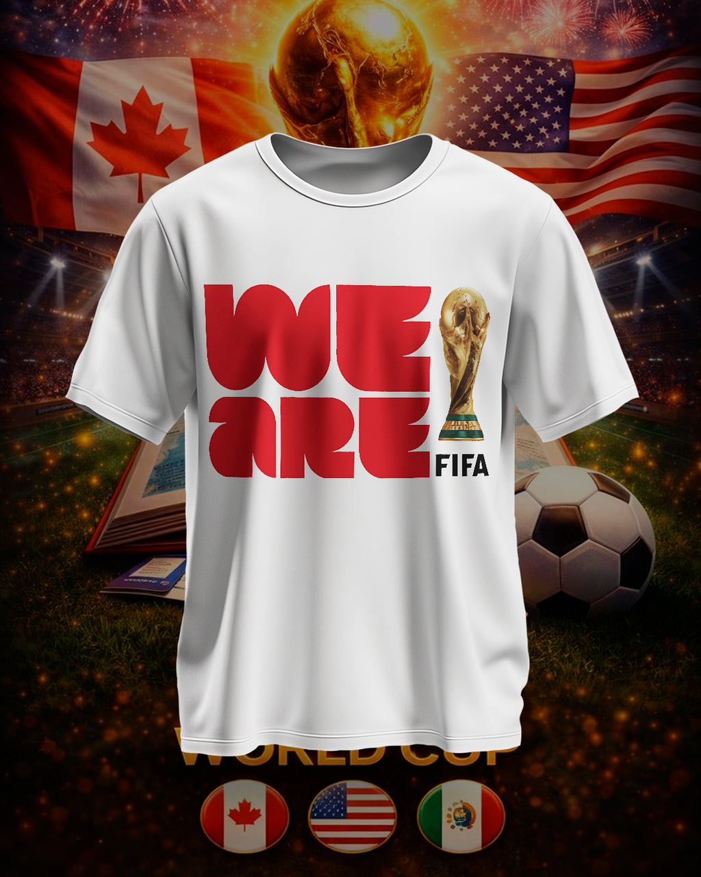 PACK Dtf UV World Cup 2026 PNG Paquete Clipart, Mascotas Mundial, Mexico, Canada, Estados Unidos, Pelota, copa del mundo
