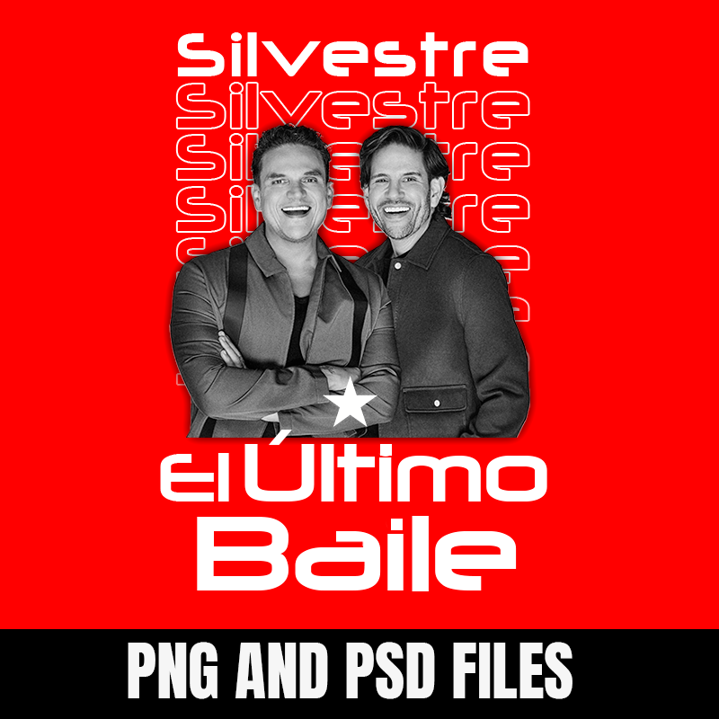 El Último Baile Silvestre y Juancho PNG PSD Digital Files