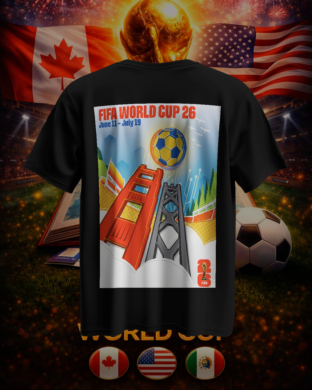 PACK Dtf UV World Cup 2026 PNG Paquete Clipart, Mascotas Mundial, Mexico, Canada, Estados Unidos, Pelota, copa del mundo
